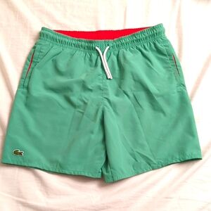 Lacoste boys size 10 swim trunks